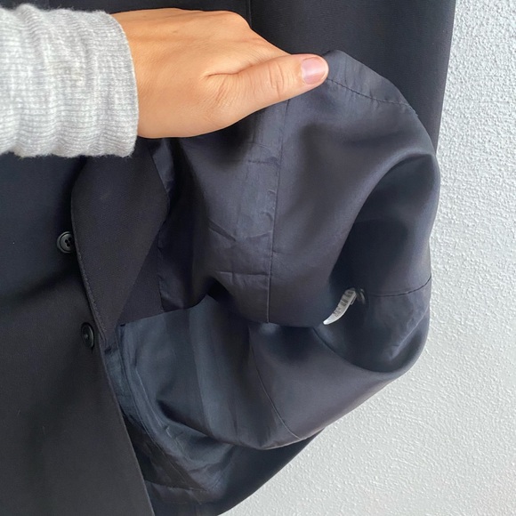 Womens Straight Shift Dress Size 12 Black Button Down Collared Casual Corner - Picture 5 of 9